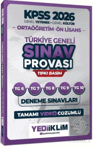 2026 KPSS Lise Ortaöğretim Ön Lisans Türkiye Geneli Sınav Provası 5 Deneme Çözümlü (6-7-8-9-10)