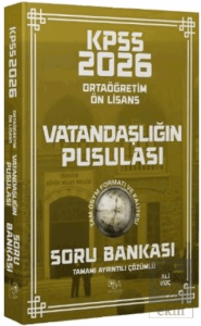 2026 KPSS Lise Ortaöğretim Ön Lisans Vatandaşlık Vatandaşlığın Pusulası Soru Bankası Çözümlü