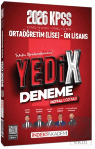 2026 KPSS Lise Ortaöğretim Ön Lisans YEDİX 7 Deneme Çözümlü
