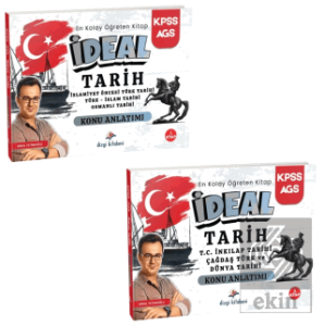 2026 KPSS MEB-AGS İdeal Tarih Konu Anlatımı (2 Kitap)