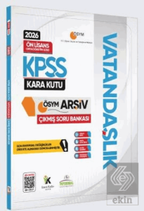 2026 KPSS Ön Lisans - Ortaöğretim Vatandaşlık Kara Kutu ÖSYM Çıkmış Çözümlü Soru Bankası Konu Özetli