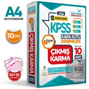 2026 KPSS Ortaöğretim Genel Kültür Genel Yetenek ÖSYM Çıkmış Karma Karakutu 10lu Deneme D.Çözümlü