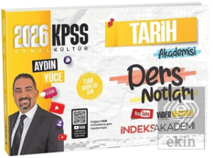 2026 KPSS Tarih Akademisi Video Ders Notları