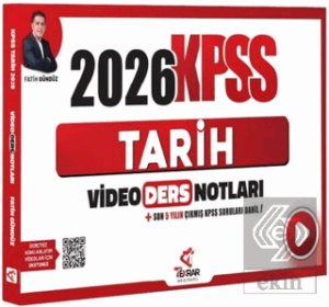 2026 KPSS Tarih Video Ders Notları