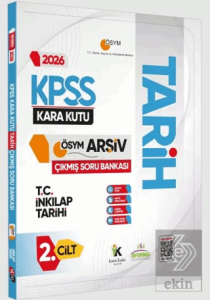 2026 KPSS Tarihin Kara Kutusu 2. Cilt ÖSYM Çıkmış Soru Havuzu Bankası Konu Özetli Dijital Çözümlü