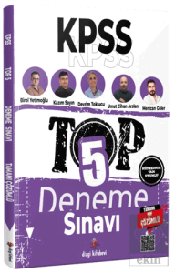 2026 KPSS TOP 5 Tamamı PDF Çözümlü Fasiküller Halinde 5 Deneme Sınavı