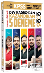 2026 KPSS Tüm Adaylar İçin Tamamı Çözümlü Dev Kadrodan Kazandıran 5 Deneme