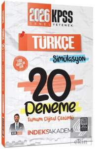 2026 KPSS Türkçe Simülasyon 20 Deneme Çözümlü