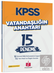 2026 KPSS Vatandaşlığın Anahtarı 15 Deneme