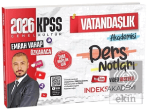 2026 KPSS Vatandaşlık Akademisi Video Ders Notları