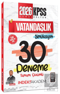 2026 KPSS Vatandaşlık Simülasyon 30 Deneme Çözümlü