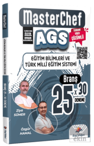 2026 MasterChef MEB AGS Eğitim Bilimleri ve Türk Milli Eğitim Sistemi Tamamı Video Çözümlü 25 Branş Deneme