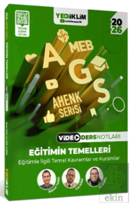 2026 MEB AGS Ahenk Serisi Eğitimin Temelleri Eğitimle İlgili Temel Kavramlar ve Kuramlar Video Ders Notları