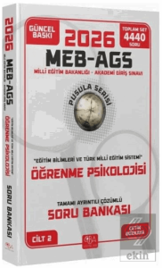 2026 MEB-AGS Eğitim Bilimleri Öğrenme Psikolojisi Soru Bankası Çözümlü
