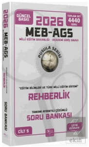 2026 MEB-AGS Eğitim Bilimleri Rehberlik Soru Bankası Çözümlü