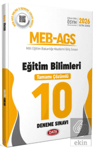2026 MEB-AGS Eğitim Bilimleri Tamamı Çözümlü 10 Deneme Sınavı