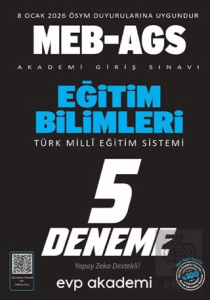 2026 MEB AGS Eğitim Bilimleri Türk Milli Eğitim Sistemi 5 Deneme
