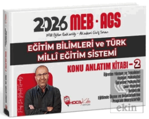 2026 MEB-AGS Eğitim Bilimleri ve Türk Milli Eğitim Sistemi Konu Anlatım Kitabı - 2