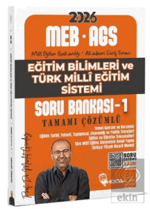 2026 MEB-AGS Eğitim Bilimleri ve Türk Milli Eğitim Sistemi Soru Bankası - 1