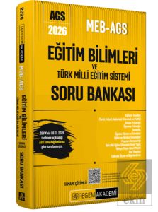2026 MEB AGS Eğitim Bilimleri ve Türk Milli Eğitim Sistemi Tamamı Çözümlü Soru Bankası