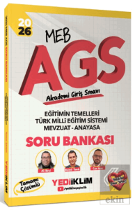 2026 MEB AGS Eğitimin Temelleri - Türk Milli Eğitim Sistemi - Mevzuat - Anayasa Tamamı Çözümlü Soru Bankası