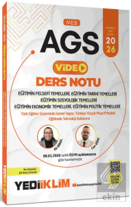 2026 MEB AGS Eğitimin Temelleri ve Temel Kavramlar Türk Milli Eğitim Sisteminin Genel Yapısı, Eğitim ve Öğretim Teknolojileri Video Ders Notları