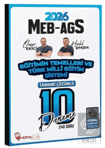 2026 MEB-AGS Eğitimin Temelleri ve Türk Milli Eğitim Sistemi 10 Deneme Çözümlü