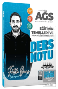 2026 MEB-AGS Eğitimin Temelleri ve Türk Milli Eğitim Sistemi Ders Notu