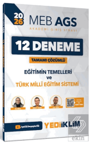 2026 MEB-AGS Eğitimin Temelleri ve Türk Milli Eğitim Sistemi Tamamı Çözümlü 12 Deneme