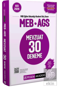 2026 MEB AGS Mevzuat 30 Deneme Tamamı Çözümlü