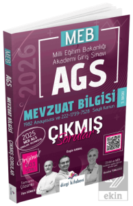 2026 MEB-AGS Mevzuat Bilgisi Çıkmış Sorular Çözümlü