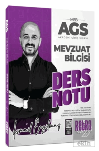 2026 MEB-AGS Mevzuat Bilgisi Ders Notu