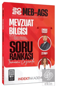 2026 MEB-AGS Mevzuat Bilgisi Soru Bankası Çözümlü