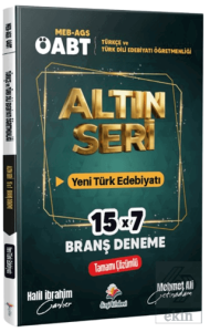 2026 MEB AGS ÖABT Altın Seri Türkçe Öğretmenliği - Türk Dili ve Edebiyatı Öğretmenliği Yeni Türk Edebiyatı Tamamı Çözümlü 7 Deneme Sınavı