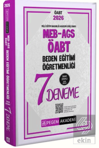 2026 MEB AGS ÖABT Beden Eğitimi Öğretmenliği Tamamı Çözümlü 7 Deneme