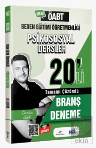 2026 MEB AGS ÖABT Beden Eğitimi Psikososyal Dersler Tamamı PDF Çözümlü 20li Branş Deneme