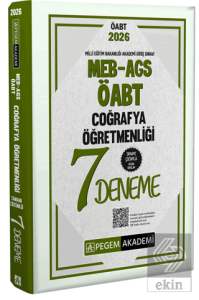 2026 MEB AGS ÖABT Coğrafya Öğretmenliği Tamamı Çözümlü 7 Deneme