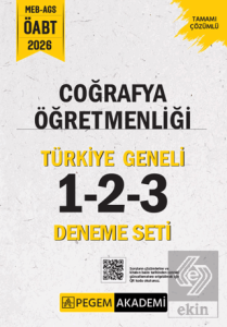 2026 MEB AGS ÖABT Coğrafya Öğretmenliği Tamamı Çözümlü Türkiye Geneli 1-2-3 (3lü Deneme Seti)