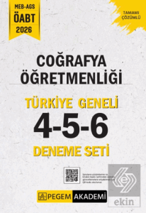2026 MEB AGS ÖABT Coğrafya Öğretmenliği Tamamı Çözümlü Türkiye Geneli 4-5-6 (3lü Deneme Seti)
