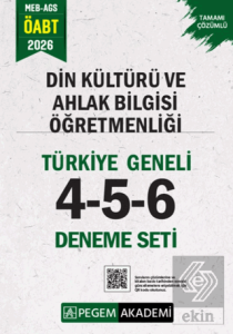 2026 MEB AGS ÖABT Din Kültürü ve Ahlak Bilgisi Öğretmenliği Tamamı Çözümlü Türkiye Geneli 4-5-6 (3lü Deneme Seti)