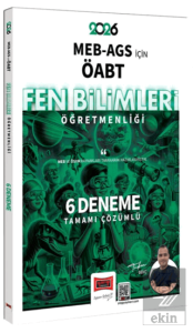 2026 MEB-AGS ÖABT Fen Bilimleri Öğretmenliği 2020-2025 Tamamı Çözümlü 6 Deneme