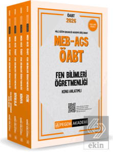 2026 MEB AGS ÖABT Fen Bilimleri Öğretmenliği Konu Anlatımlı Modüler Set (4 Kitap)