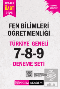 2026 MEB AGS ÖABT Fen Bilimleri Öğretmenliği Tamamı Çözümlü Türkiye Geneli 7-8-9 (3lü Deneme Seti)