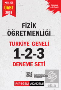 2026 MEB AGS ÖABT Fizik Öğretmenliği Tamamı Çözümlü Türkiye Geneli 1-2-3 (3lü Deneme Seti)