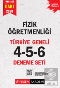2026 MEB AGS ÖABT Fizik Öğretmenliği Tamamı Çözümlü Türkiye Geneli 4-5-6 (3lü Deneme Seti)