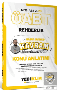 2026 MEB AGS ÖABT Hasan Sanlı ile Rehberlik Kavram Zihin Haritaları ve Özet Konu Anlatımı