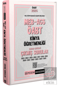 2026 MEB AGS ÖABT Kimya Öğretmenliği Tamamı Çözümlü Çıkmış Sorular
