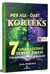 2026 MEB AGS ÖABT Korteks Psikolojik Danışma ve Rehberlik Öğretmenliği Tamamı PDF Çözümlü 7 Deneme Sınavı