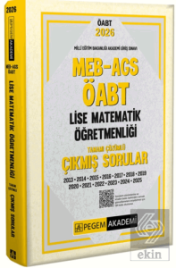 2026 MEB AGS ÖABT Lise Matematik Öğretmenliği Tamamı Çözümlü Çıkmış Sorular