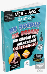 2026 MEB AGS ÖABT Ne Sordu Ne Sorar Din Kültürü ve Ahlak Bilgisi Öğretmenliği Tamamı Pdf Çözümlü Soru Bankası